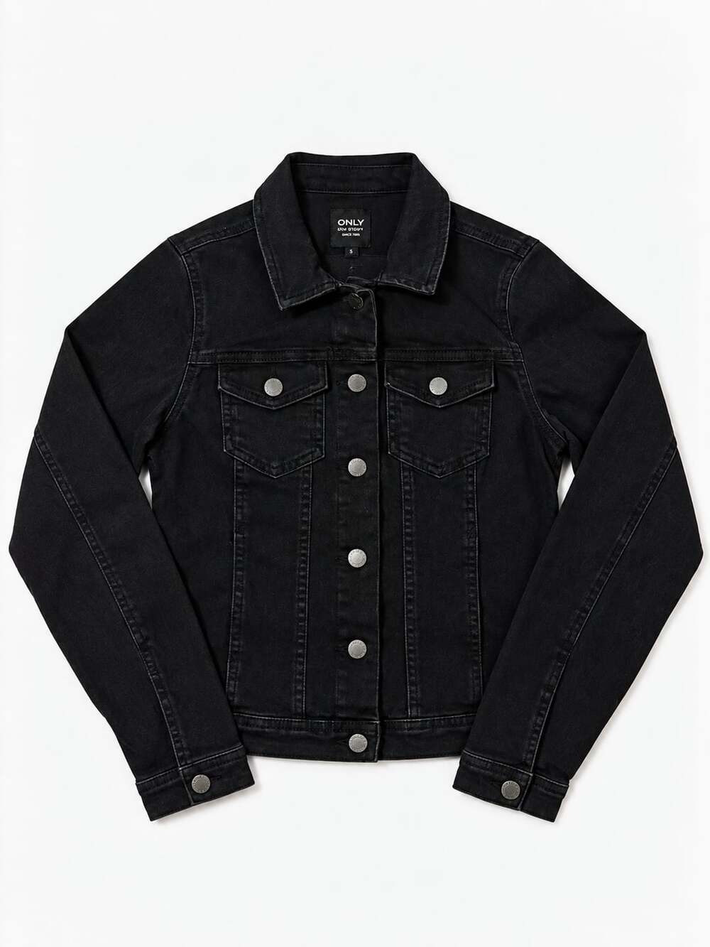 ONLY Denim Jacket Black Denim